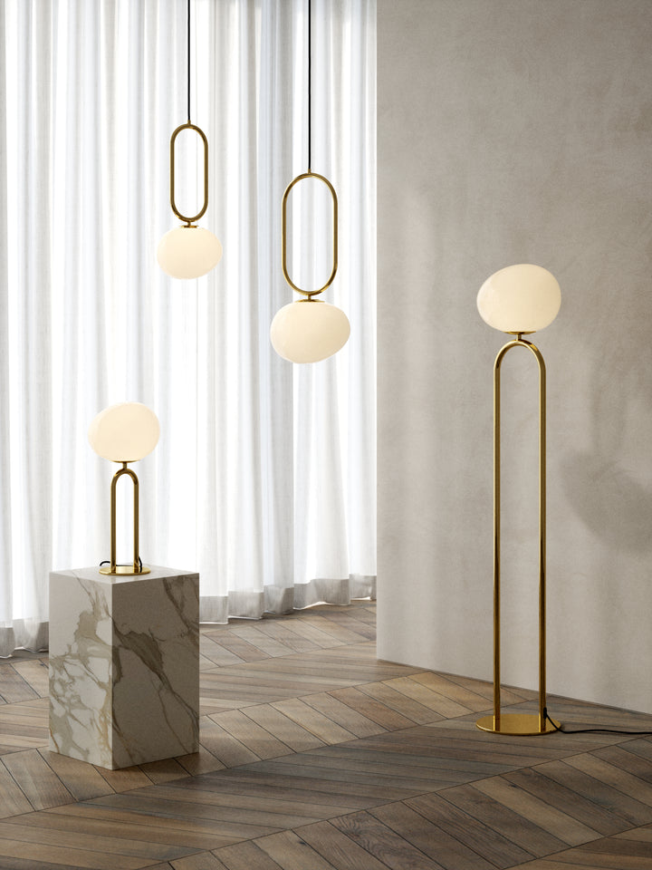 Shapes | Lampadaire | Laiton